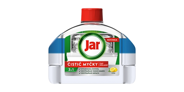 Jar tekutý čistič myčky nádobí citron 250ml                                                                                                                                                                                                               